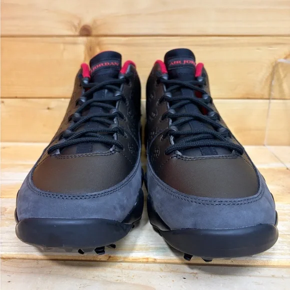 Nike Air Jordan 9 Retro Low Golf Charcoal Grey Black Men’s Size 10.5 FJ5934-002 - Picture 3 of 7